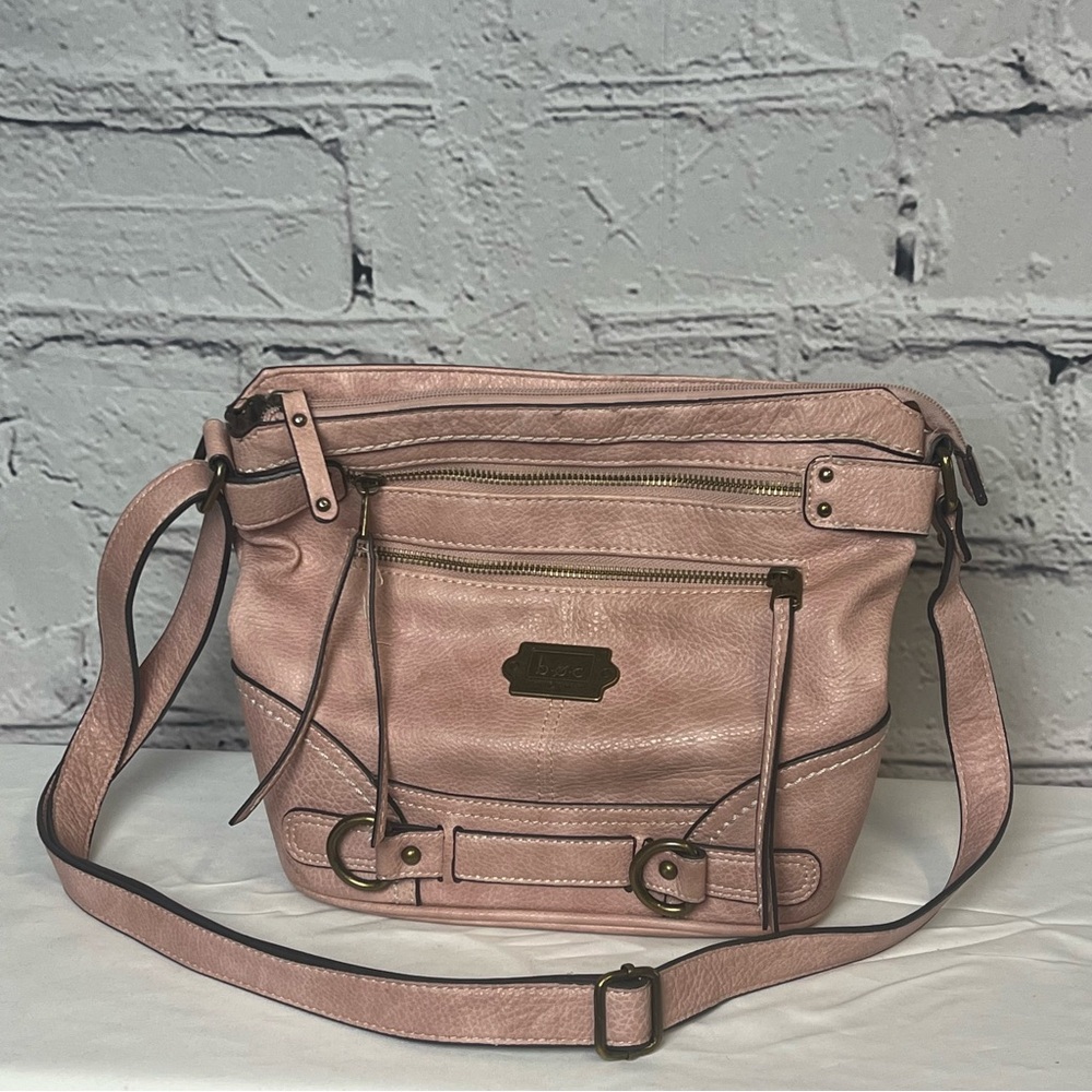 BOC Born Concept pink crossbody shoulder purse with adjustable strap